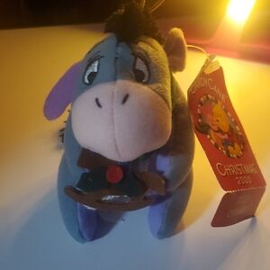 Disney Eeyore Plush - Blue and Pink